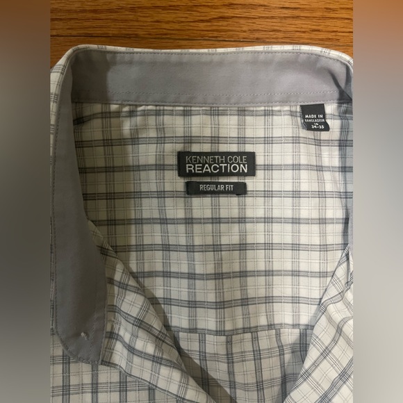 Kenneth Cole Reaction - Men’s Button-Down Dress Shirt - Long Sleeve - Picture 3 of 8